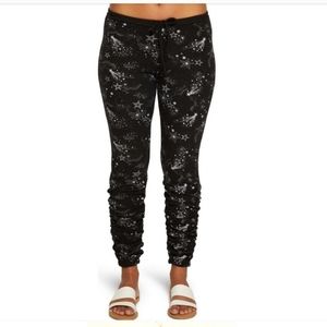 Chaser shooting star shirred bliss knit jogger